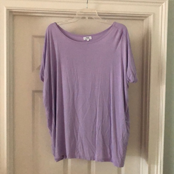 Piko 1988 Tops - Purple Short Sleeve Piko Top